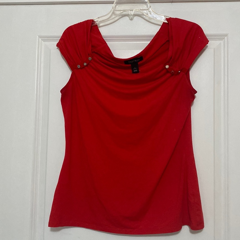 WhBM Red Blouse